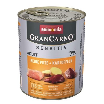 Animonda GranCarno Sensitiv Pute & Kartoffeln 6 x 800g (8,31€/ kg)