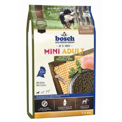 Bosch Mini Adult Geflügel & Hirse 4 x 3 Kg (6,66€/ kg)