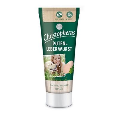 Christopherus Putenleberwurst 12 x 75g (55,44€/ kg)