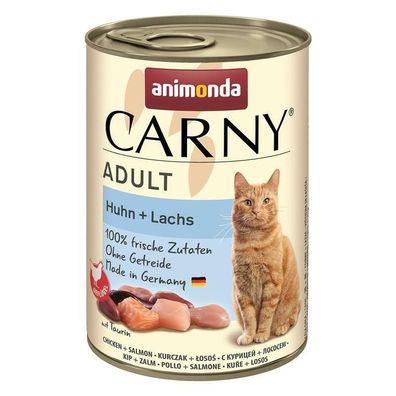 Animonda Carny Adult Huhn & Lachs 6 x 400g (10,79€/ kg)