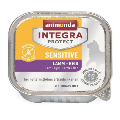 Animonda Integra Protect Sensitive mit Lamm & Reis 16 x 100g (21,19€/ kg)