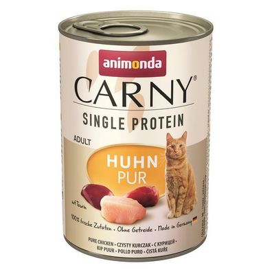 Animonda Carny Adult Single Protein Huhn pur 12 x 400g (10,40€/ kg)
