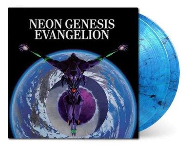 Shir? Sagisu: Neon Genesis Evangelion / O.S.T. Series (Blue & Black Marbled Vinyl) -