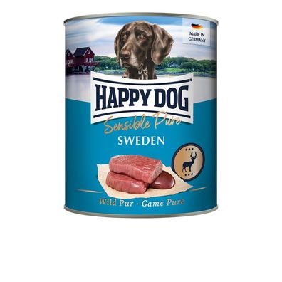 Happy Dog Dose Sensible Pure Sweden Wild 6 x 800g (10,40€/ kg)