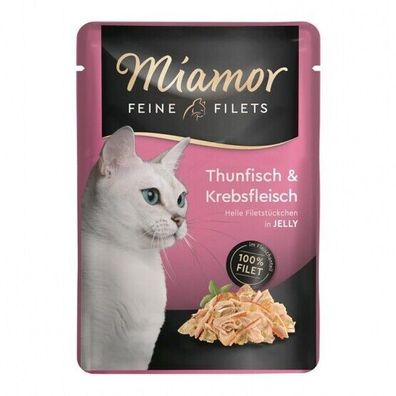 Miamor FB Feine Filets Thunfisch & Krebs 24 x 100 g (18,29€/ kg)