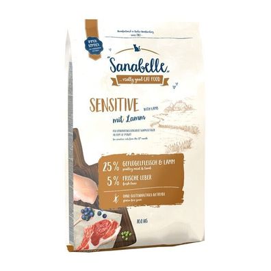 Sanabelle Sensitive Lamm 10 kg (8,99€/ kg)