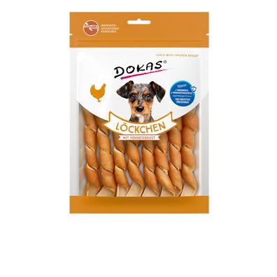 Dokas Dog Löckchen mit Hühnerbrust 10 x 120g (36,58€/ kg)