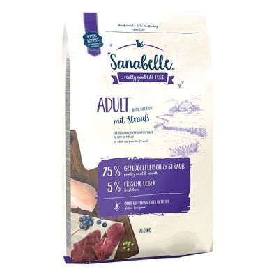 Sanabelle Adult Strauß 10 kg (8,99€/ kg)