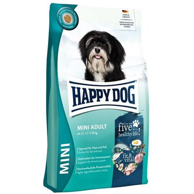 Happy Dog fit & vital Mini Adult 2 x 4 kg (7,49€/ kg)