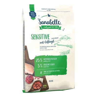 Sanabelle Sensitive Geflügel 10 kg (8,99€/ kg)