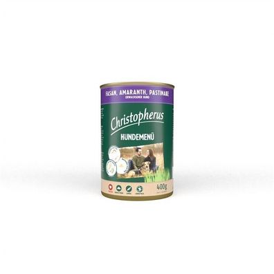 Christopherus Menü Adult mit Fasan, Amaranth & Pastinake 12 x 400g (10,40€/ kg)