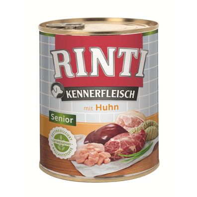 Rinti Dose Kennerfleisch Senior Huhn 24 x 800g (5,20€/ kg)