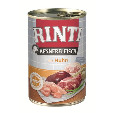 Rinti Dose Kennerfleisch Huhn 24 x 400g (6,66€/ kg)