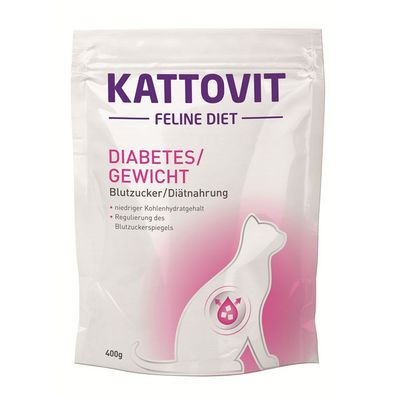 Kattovit Feline Diet Diabetes / Gewicht 6 x 400g (14,96€/ kg)