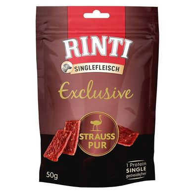 Rinti Exclusive Snack Strauß 12 x 50g (66,50€/ kg)