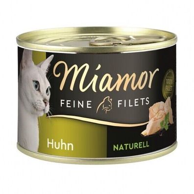 Miamor Dose Feine Filets Naturelle Huhn 12 x 156 g (21,31€/ kg)