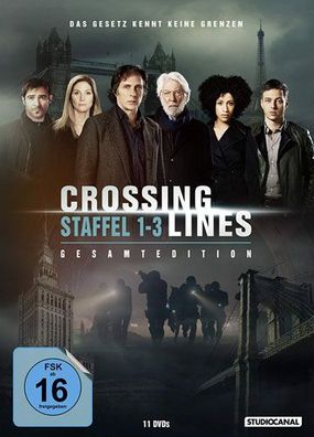 Crossing Lines - Gesamtedition (DVD) 11 Disc, Staffel 1-3 - Studiocanal - (DVD ...