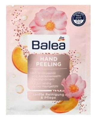 Balea Handpeeling mit Hagebuttenöl und Aprikosenkern-PeelingKörner