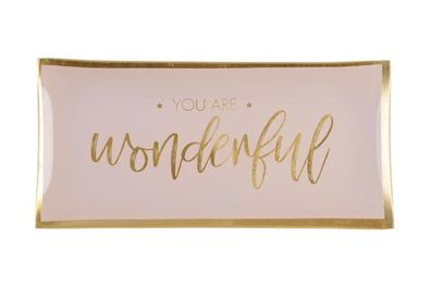 Gift Company Love Plates, Glasteller, L, You are wonderful, 77973 1 St