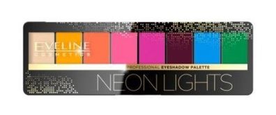 Eveline Neon Lights Lidschatten-Palette - Intensive Pigmentierung
