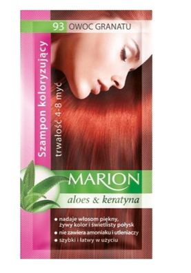 Marion, Haarfärbeshampoo, Granatapfel, 40 ml