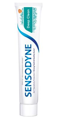 Sensodyne Deep Clean Zahnpasta mit Fluor, 75 ml - Lang anhaltender Schutz