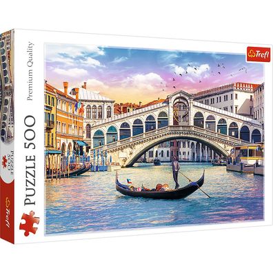 Trefl 37398 Rialto Brücke, Venedig 500 Teile Puzzle