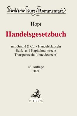 Handelsgesetzbuch: mit GmbH & Co., Handelsklauseln, Bank- und Kapitalmarktr ...