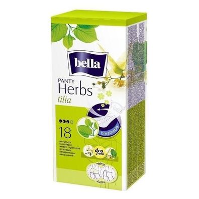 Bella Herbs Einlagen mit Lindenextrakt, 18 Stück