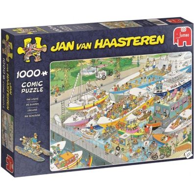 Jumbo Spiele Jumbo Jan van Haasteren Die Schleuse 1000 Teile Puzzle (19067)