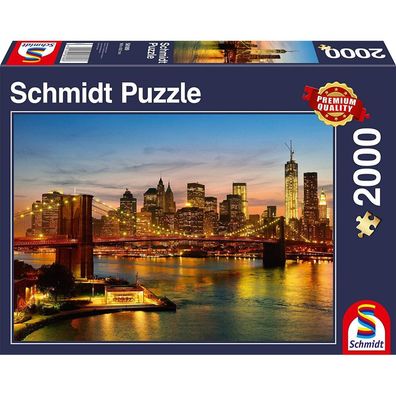 Schmidt Puzzle New York 2000 Teile