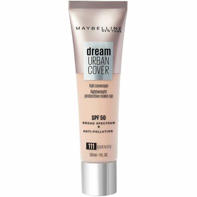 Maybelline New York Dream Urban Cover Foundation 111 Cool Ivory Spf50 30ml