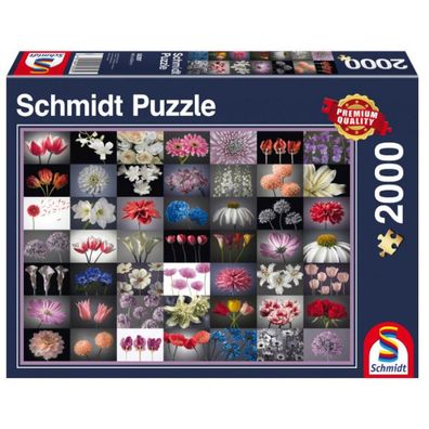 puzzle Bloemengroet Karton 1000 Teile