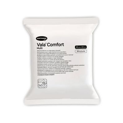 Hartmann Vala®Comfort multi Mehrzwecktücher, 30 x 32 cm | Packung (50 Stück)