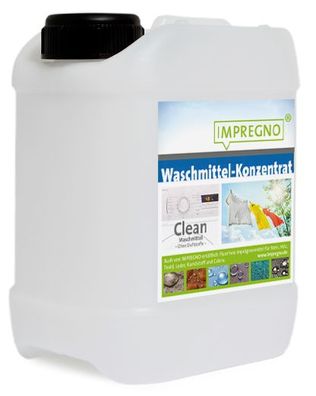 Waschmittel Konzentrat Clean ohne Duftstoff (Gr. 2,5 / 5 l Kanister)