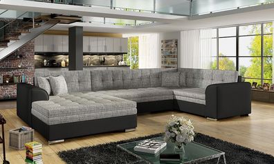 Ecksofa MARIO mit Schlaffunktion U-form Eckcouch Couchgarnitur Sofa Couch