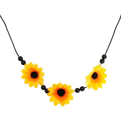 Halskette Sonnenblumen