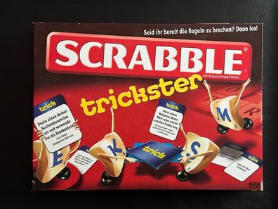 MATTEL Scrabble Trickster Brettspiel - Seid ihr bereit die Regeln zu brechen?