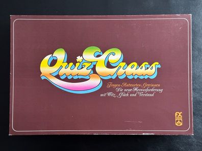 Quiz Cross Brettspiel FX Schmid Vintage Retro Spiel vollständig guter Zustand