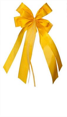 Nestler Geschenkschleife gelb ca. 17 x 31 cm