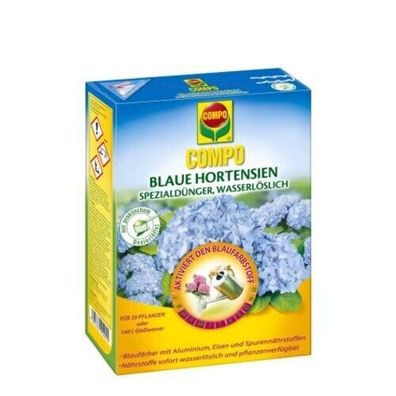 Compo Blaue Hortensien 800g Spezialdünger, wasserlöslich, Dünger für Hortensien
