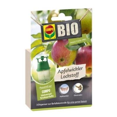 Compo BIO Apfelwickler Lockstoff für Obstmaden 3 Stück