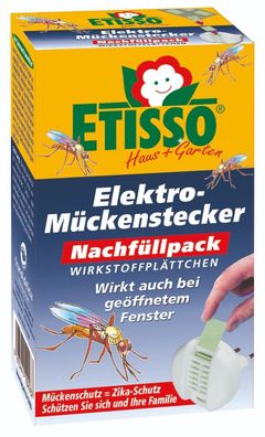 Etisso Elektro-Mückenstecker Nachfüllpack 2x20 Wirkstoffplättchen zum nachfüllen
