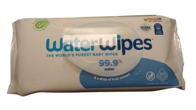 WaterWipes Feuchttücher für Babys - 60 Stk. - Sanfte Reinigung und Pflege