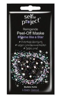 Luxuriöse Glowing Star Reinigende Peel-Off-Maske, 12ml - Strahlende Haut