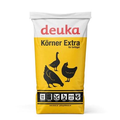 0,95€/ kg) Körnermischfutter 25 kg Deuka Hühner Körner Extra Legehennen Körnerfu