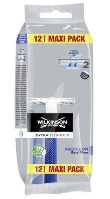 Wilkinson Extra Precision 2 Einweg-Rasierer, 12 Stk. - Präzise Rasur