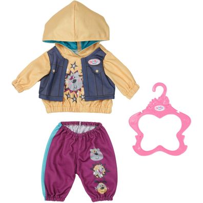 Zapf BABY born® Outfit mit Hoody 43cm 832615 - ZAPF Creation 832615 - (Spielwaren...