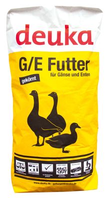 1,02€/ kg) G/ E Futter 25 kg Deuka Gänse Enten Entenmast Gänsemast Mastfutter