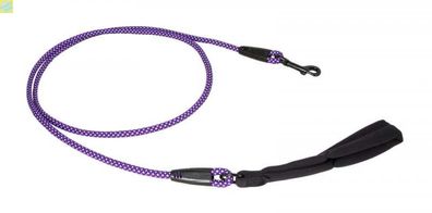 Hurtta Dazzle Seil-Leine violett, 120cm * 8mm